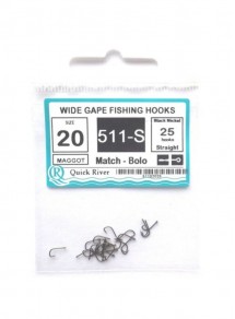 Minihooks Match-Bolo #511, size #20, 25/pack (Quick River)