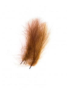 Luxury CDC feather 1 gram pack, tan light-brown (4Trouts)