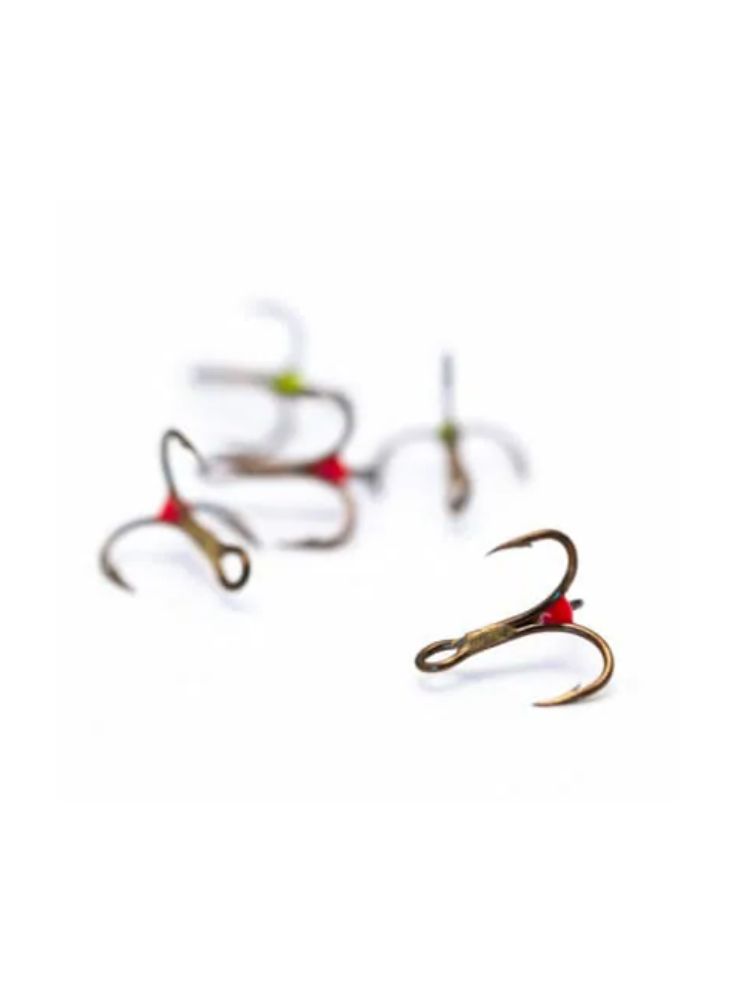 Heavy treble hooks for salmon tube with color drop VMC-9632