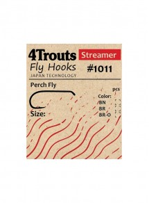 100 Fly tying Hooks PERCH FLY #1011 (4Trouts)