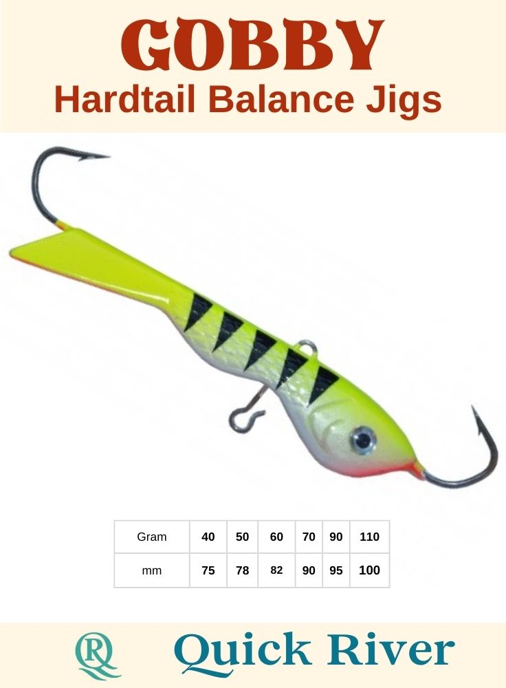 Hardtail Balance Jig GOBBY 110 gram 100 mm (Quick River)